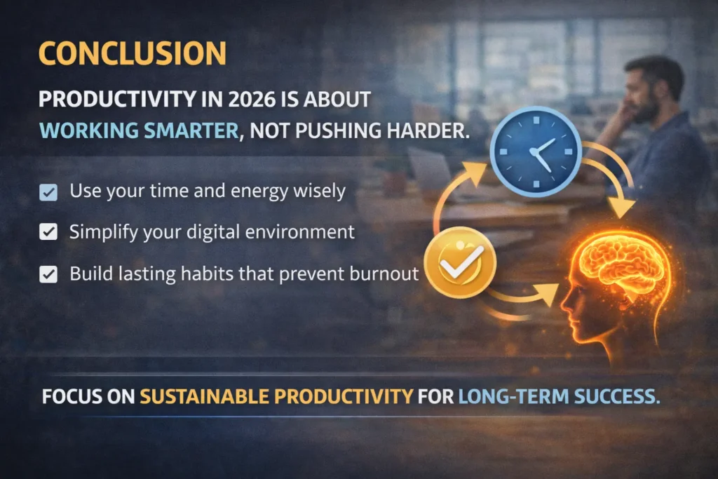 how to stay productive in 2026