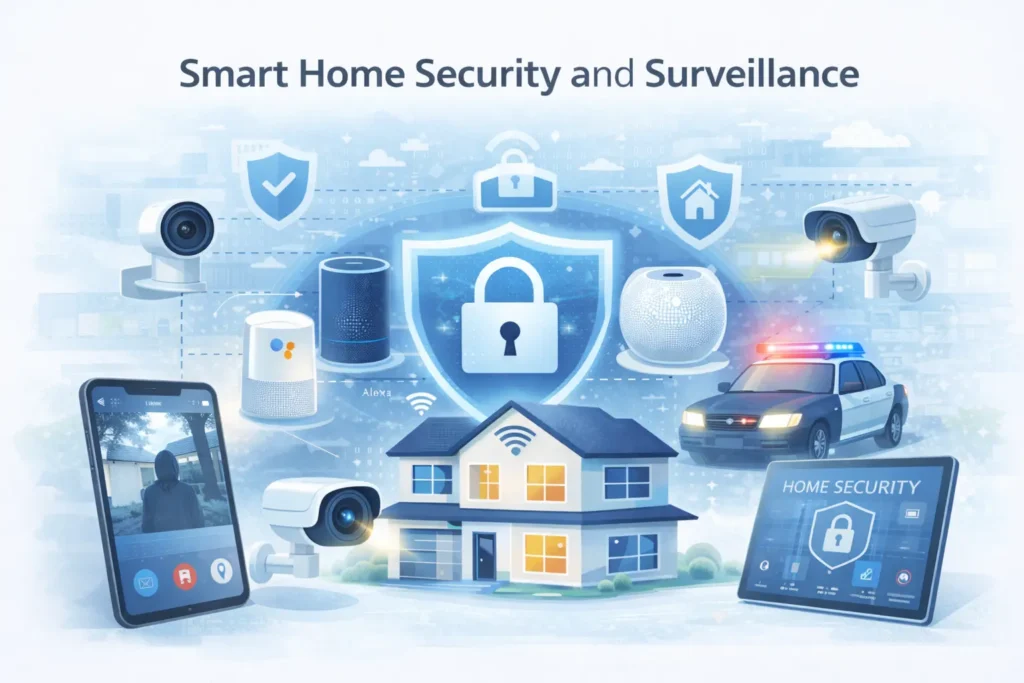 Smart Home Security and Surveillance