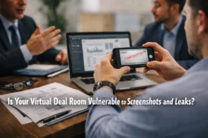 Is Your Virtual Deal Room Vulnerable to Screenshots and Leaks?
