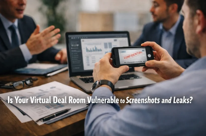 Is Your Virtual Deal Room Vulnerable to Screenshots and Leaks?