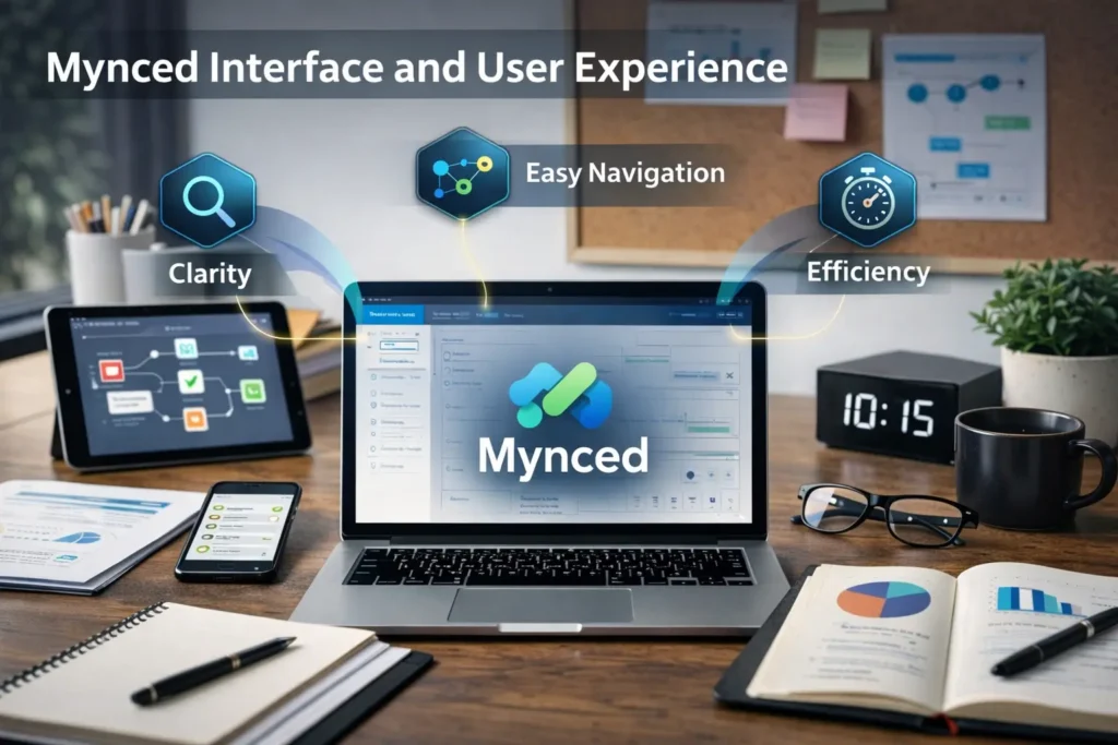 Mynced Interface and User Experience