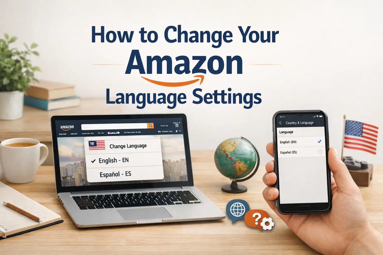 How to Change Amazon Language Settings on Mobile & Desktop