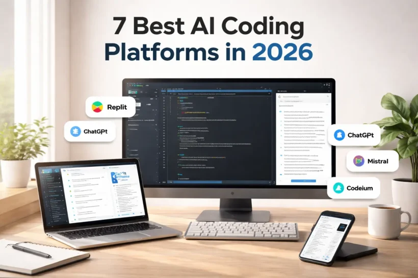 7 Best AI Coding Platforms in 2026: Replit vs Claude and Other Top Alternatives