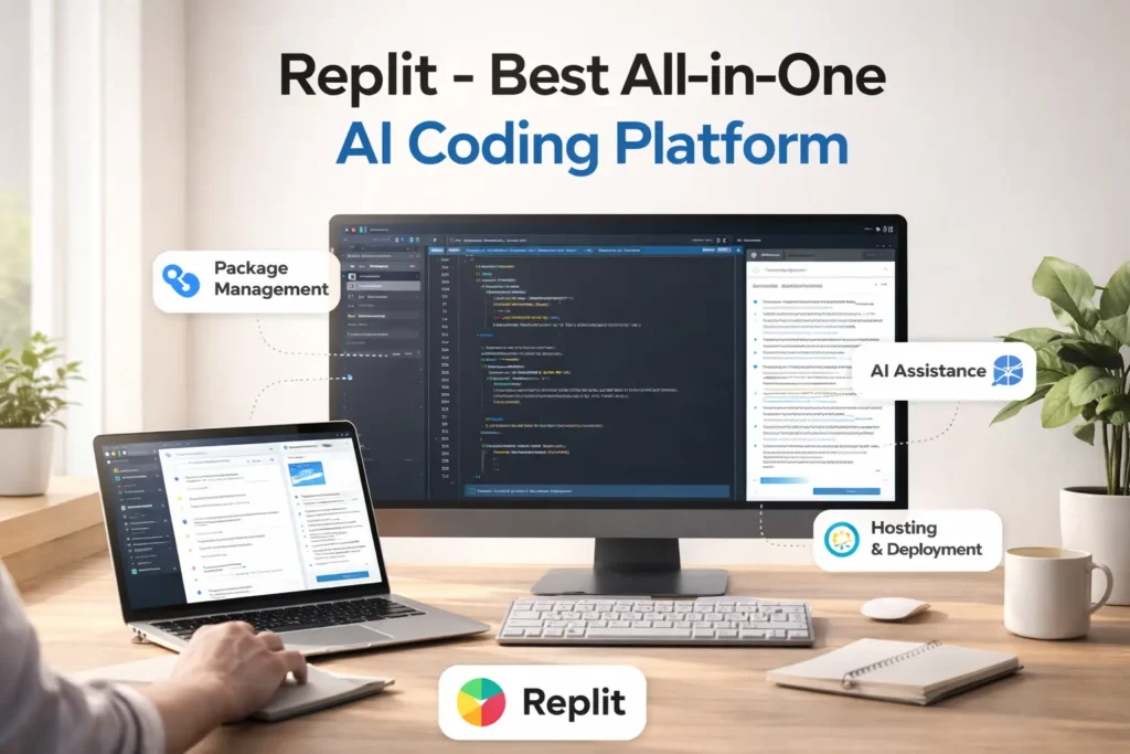1. Replit - Best All-in-One AI Coding Platform