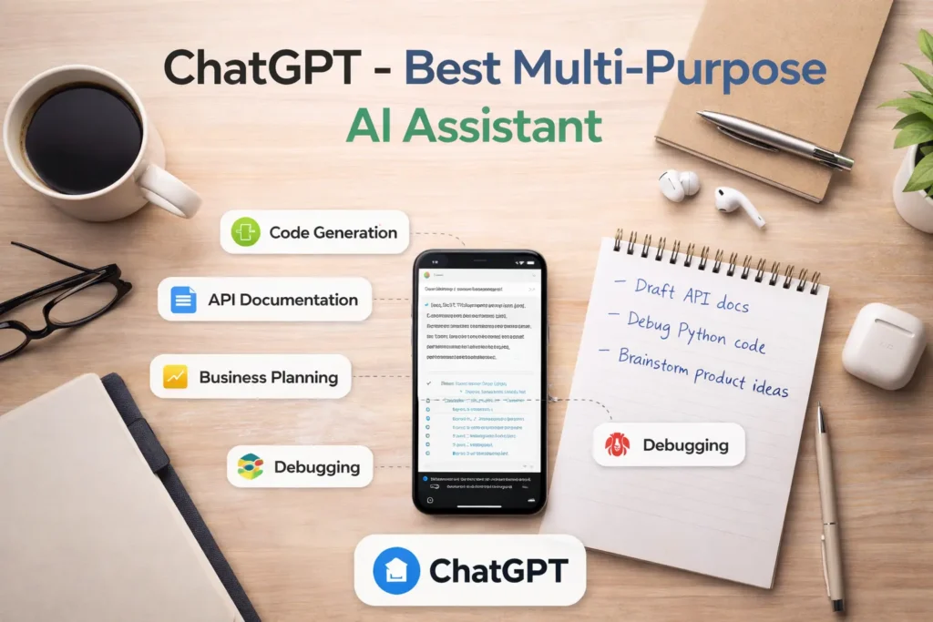 ChatGPT - Best Multi-Purpose AI Assistant