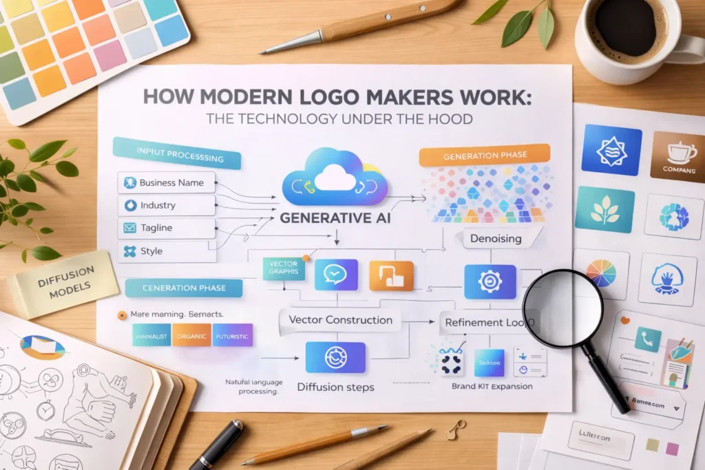 How Modern Logo Makers Work: The Technology Under the Hood