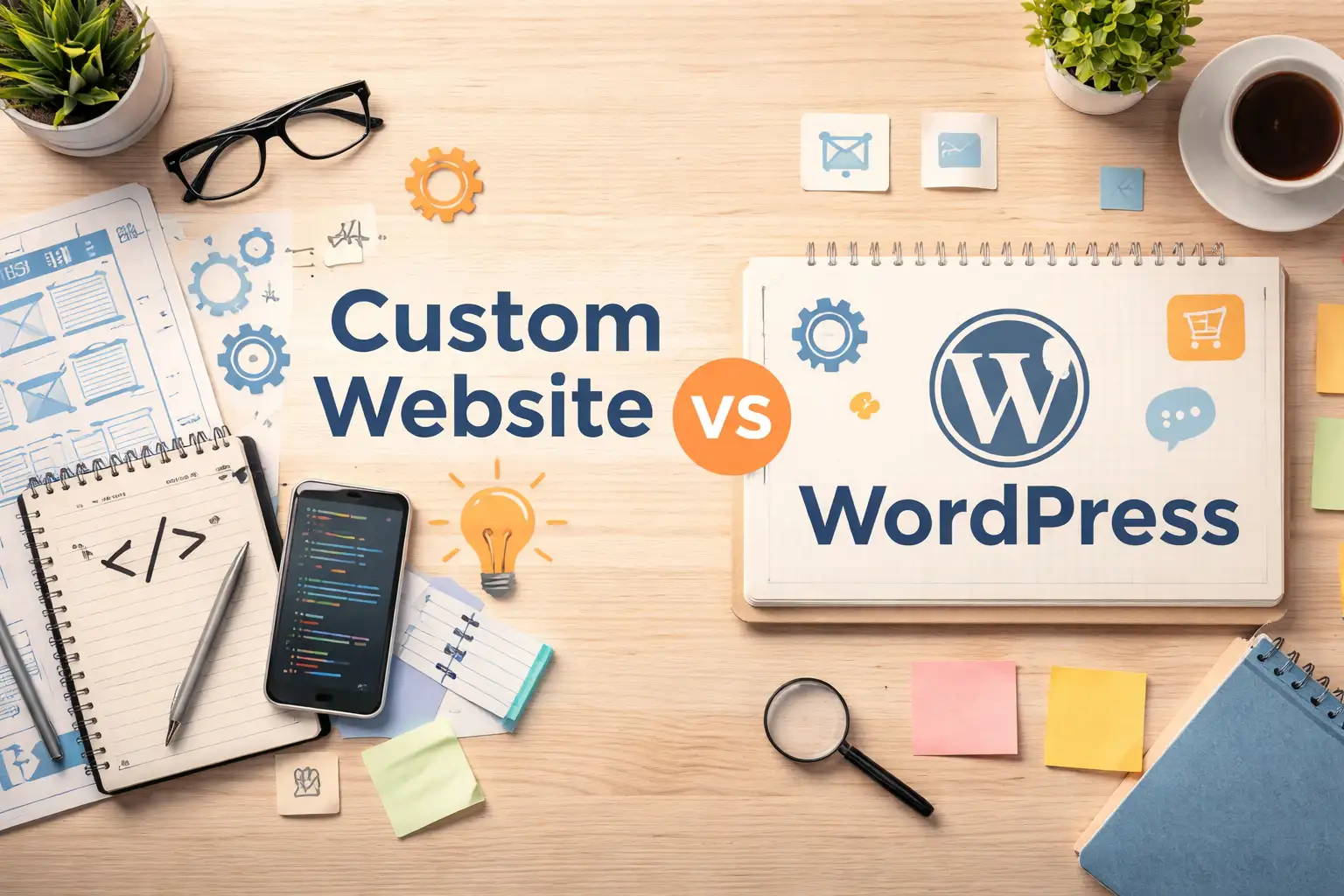 Custom Website vs WordPress for Business in 2026