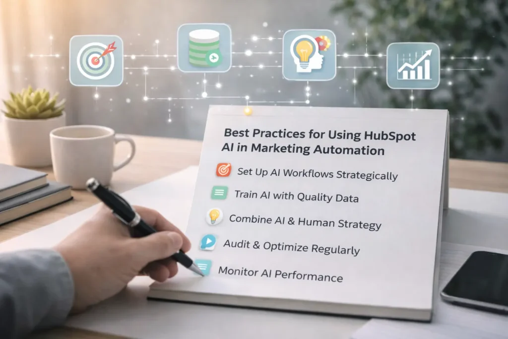 Best Practices for Using HubSpot AI in Marketing Automation