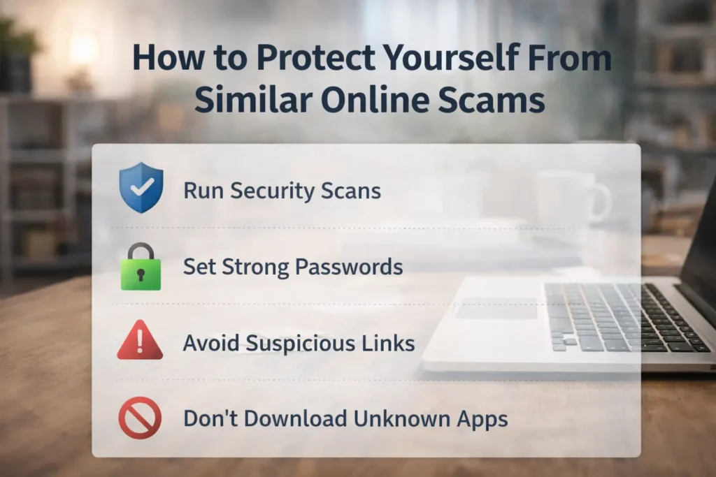 How to Protect Yourself From Similar Online Scams