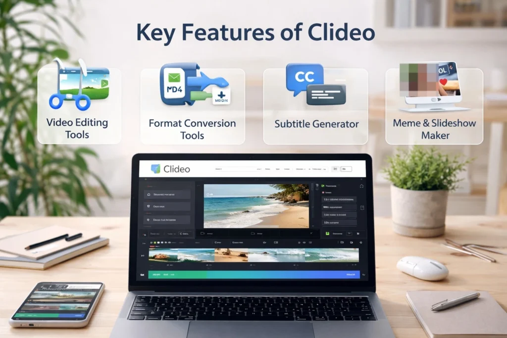 Key Features of Clideo