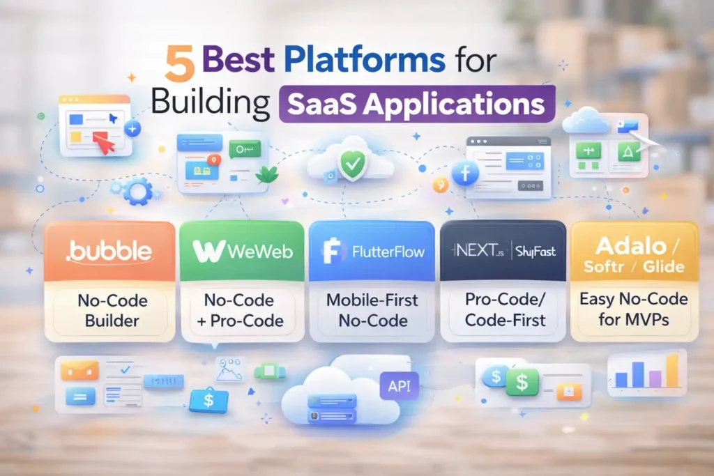 5 Best Platforms for Building SaaS Applications