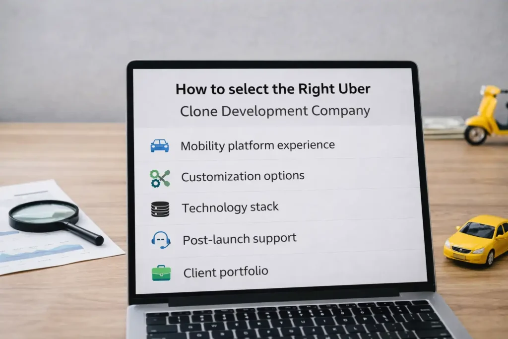 How to select the Right Uber Clone Development Company