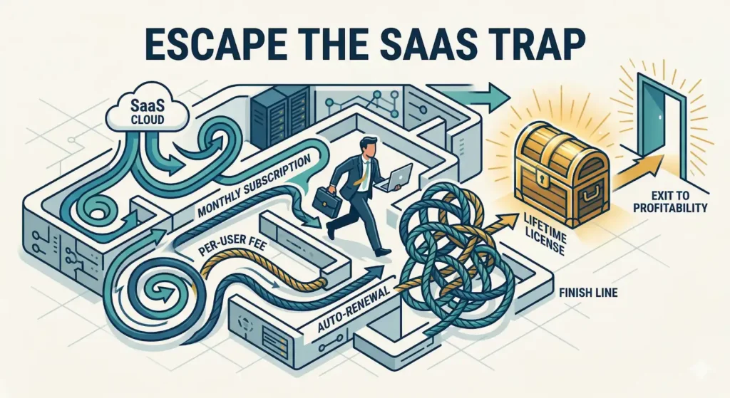The SaaS Trap: How Startups Can Optimize Their 2026 Software Budgets with Perpetual Licensing
