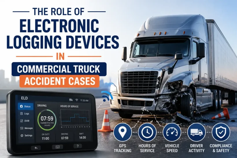 The Role of Electronic Logging Devices in Commercial Truck Accident Cases
