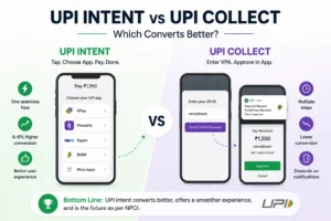 UPI Intent vs UPI Collect: Which Converts Better?