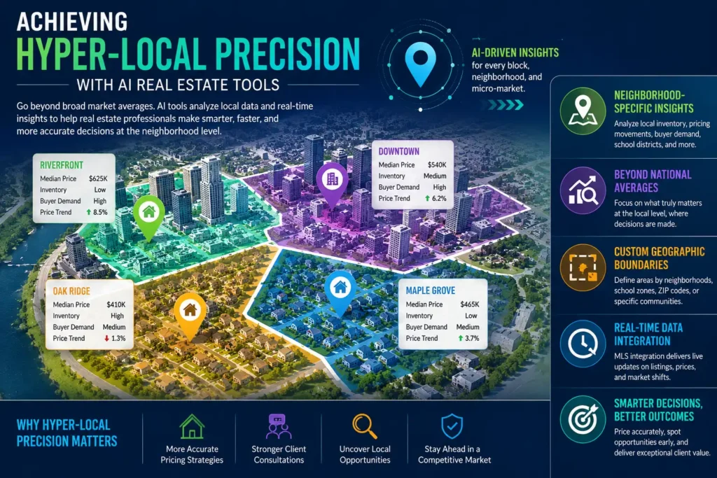 Achieving Hyper-Local Precision with AI Real Estate Tools