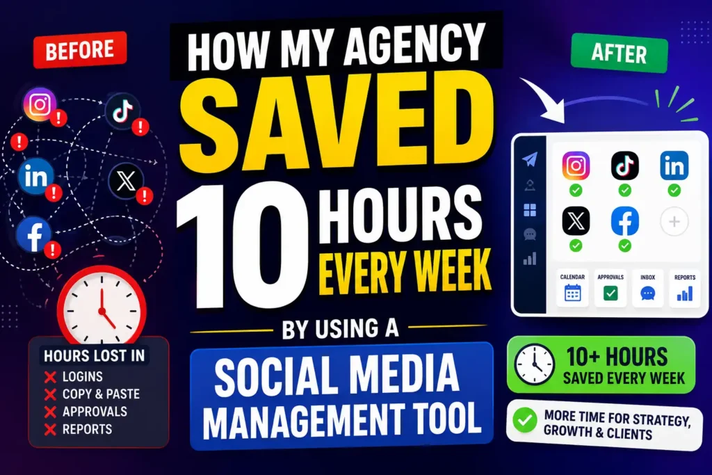 How My Agency Saved 10 Hours Every Week by Using a Social Media Management Tool