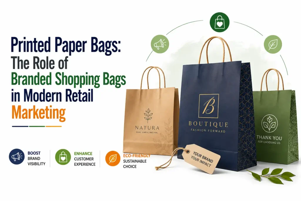Printed Paper Bags: The Role of Branded Shopping Bags in Modern Retail Marketing