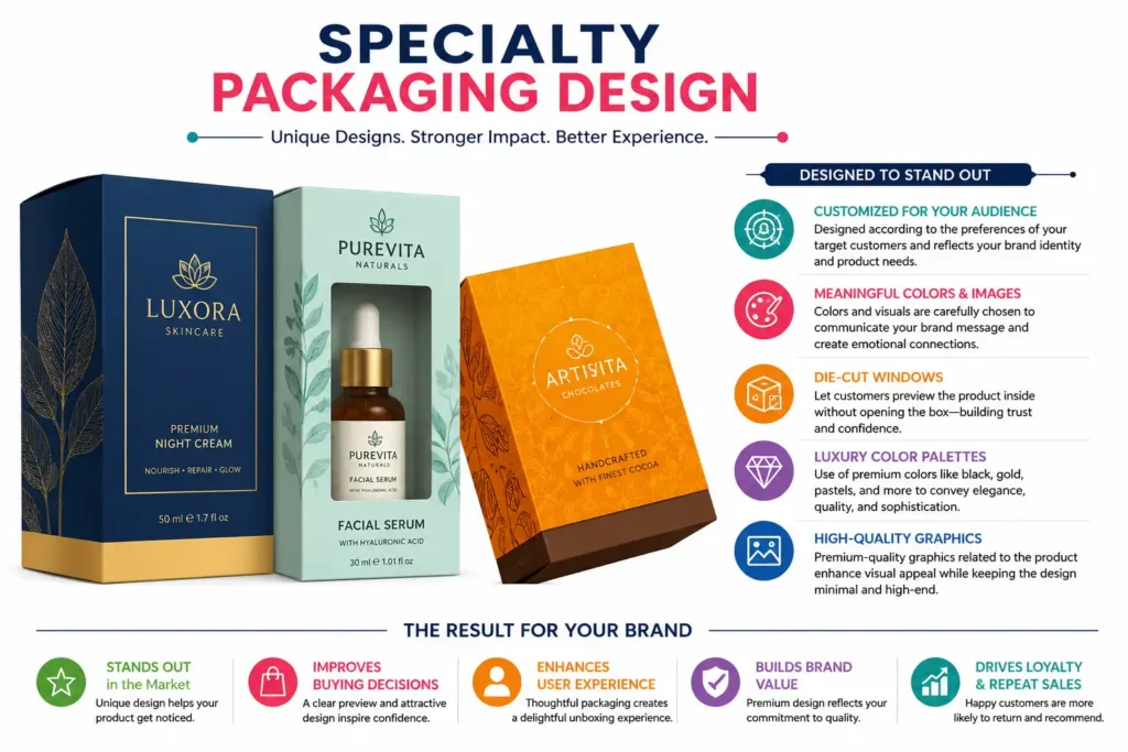Specialty packaging design