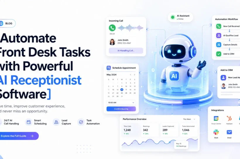 Automate Front Desk Tasks with Powerful AI Receptionist Software