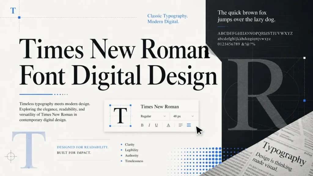 Why the Times New Roman Font Matters in Digital Design?