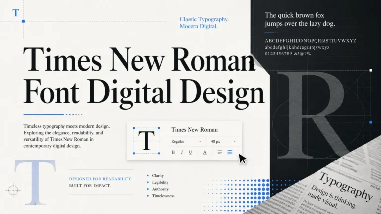 Why the Times New Roman Font Matters in Digital Design?