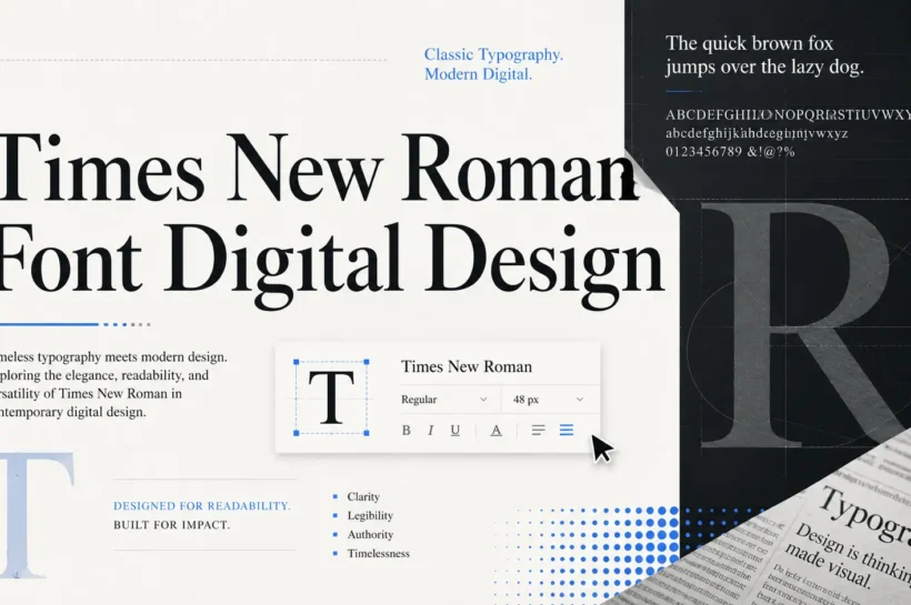 Why the Times New Roman Font Matters in Digital Design?