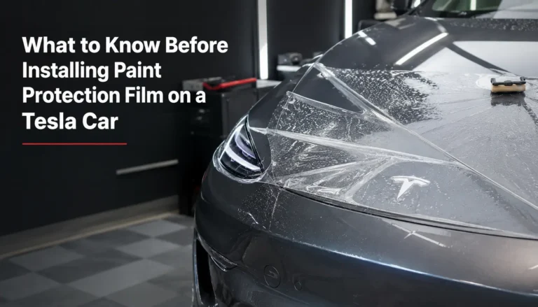 What to Know Before Installing Paint Protection Film on a Tesla Car