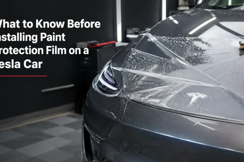 What to Know Before Installing Paint Protection Film on a Tesla Car