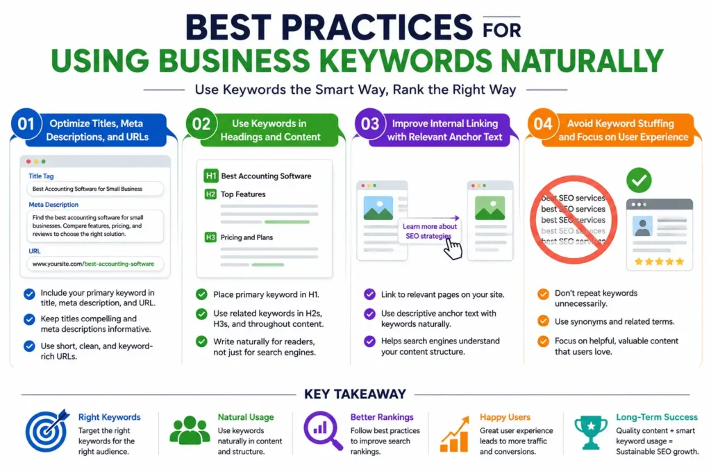 Best Practices for Using Business Keywords Naturally