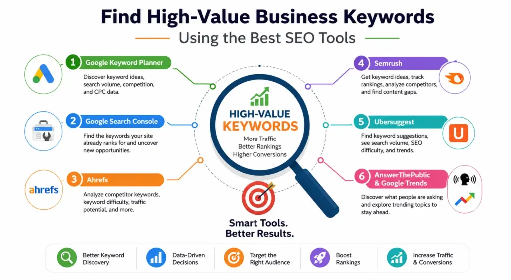 Find High-Value Business Keywords Using the Best SEO Tools