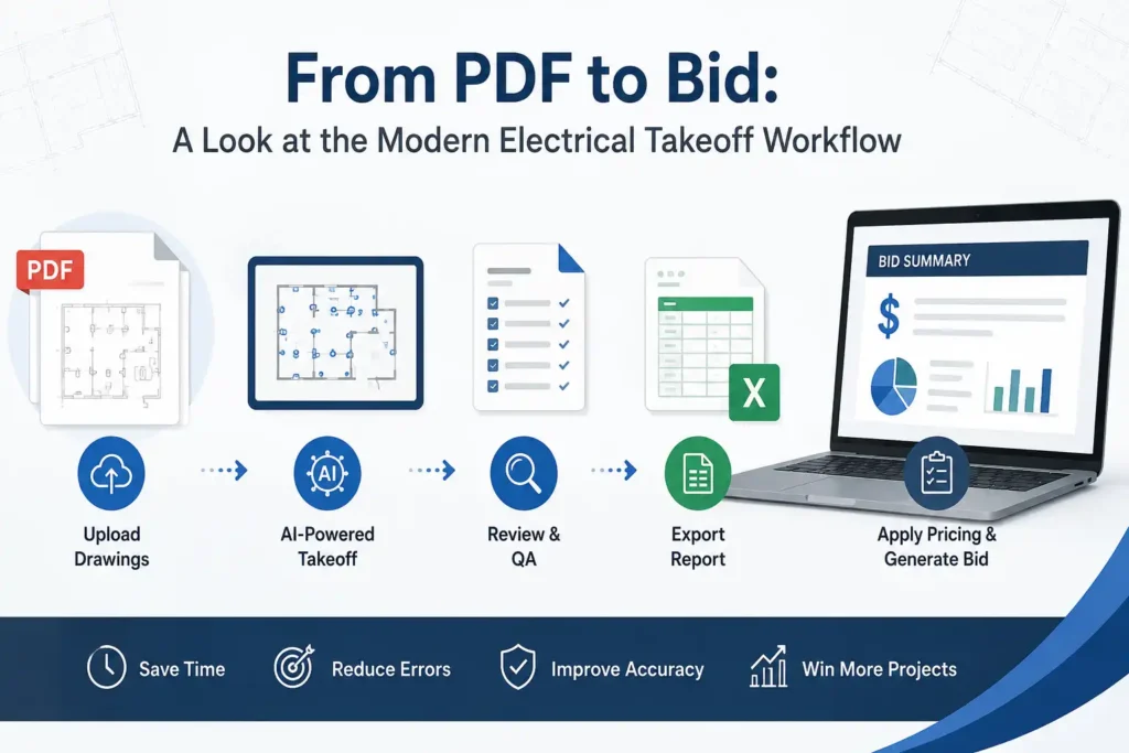 From PDF to Bid: A Look at the Modern Electrical Takeoff Workflow