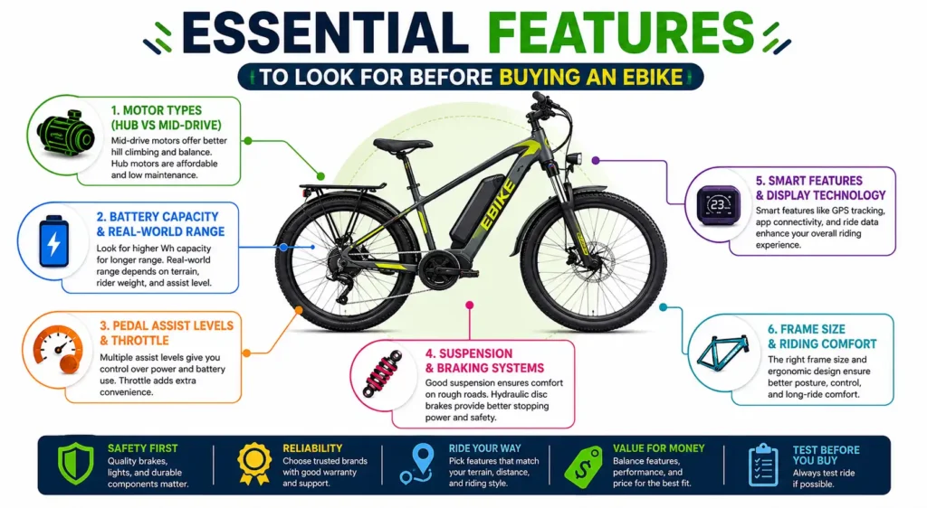 Essential Features to Look for Before Buying an eBike