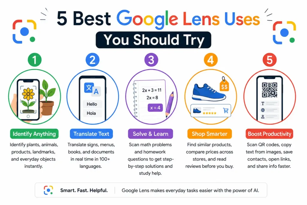 Top 5 Amazing Uses of Google Lens
