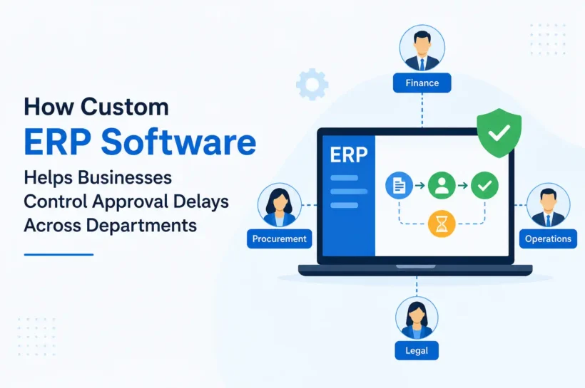 How Custom ERP Software Helps Businesses Control Approval Delays Across Departments