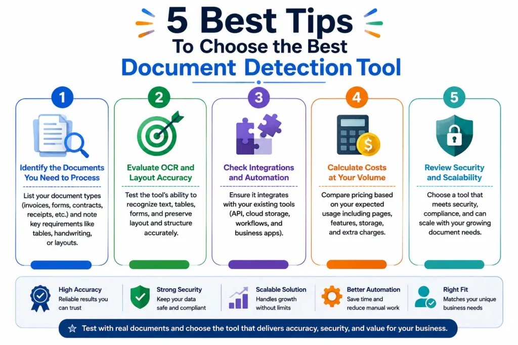 5 Best Tips To Choose the Best Document Detection Tool