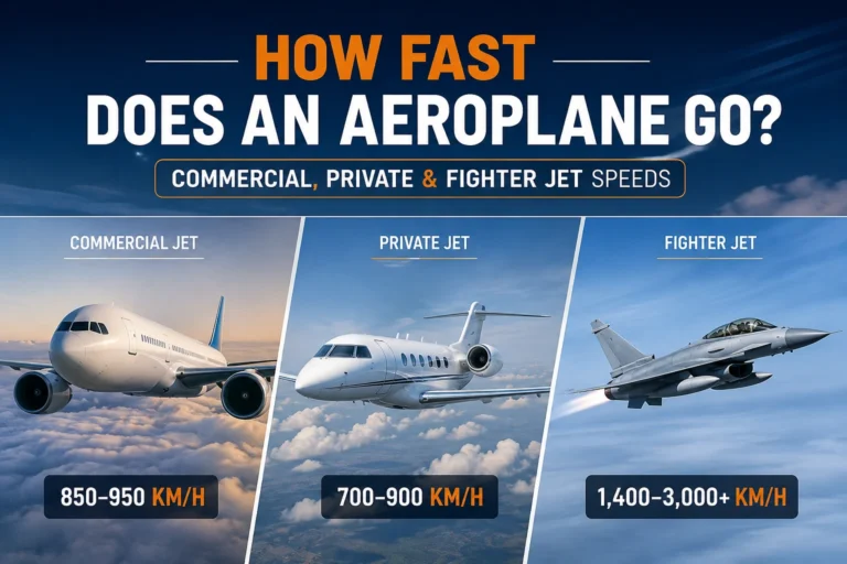 How Fast Does an Aeroplane Go? Commercial, Private & Fighter Jet Speeds 