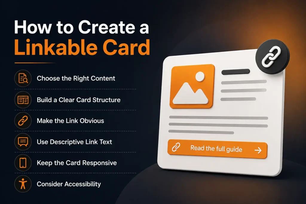 How to Create a Linkable Card