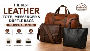 The Best Leather Tote, Messenger & Duffle Bags for Modern Living