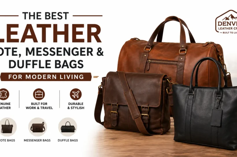 The Best Leather Tote, Messenger & Duffle Bags for Modern Living