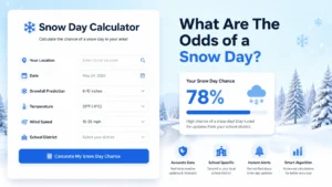Snow Day Calculator 2026: Predict School Closures Before the Storm Hits