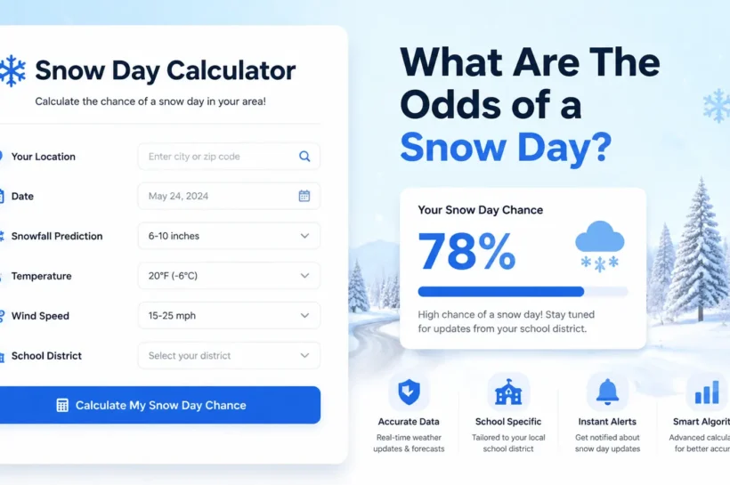 Snow Day Calculator 2026: Predict School Closures Before the Storm Hits
