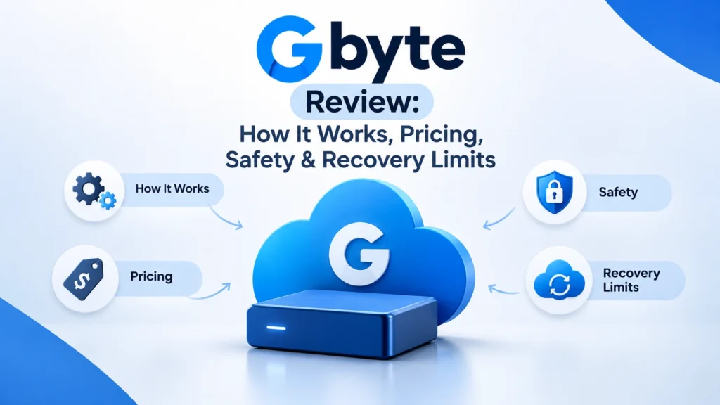 Gbyte Review: How It Works, Pricing, Safety & Recovery Limits 