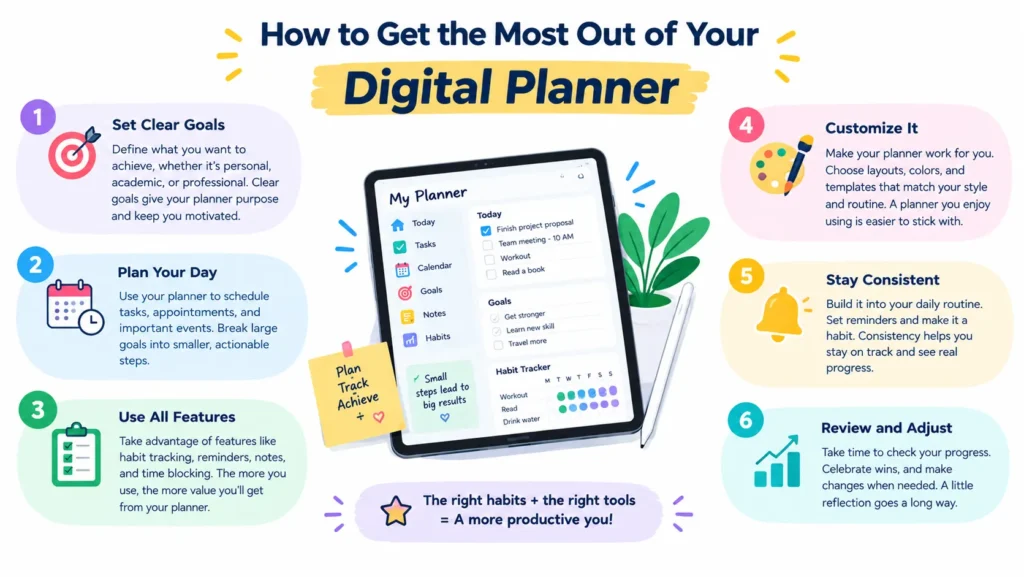How to Get the Best Output of Your Digital Planner