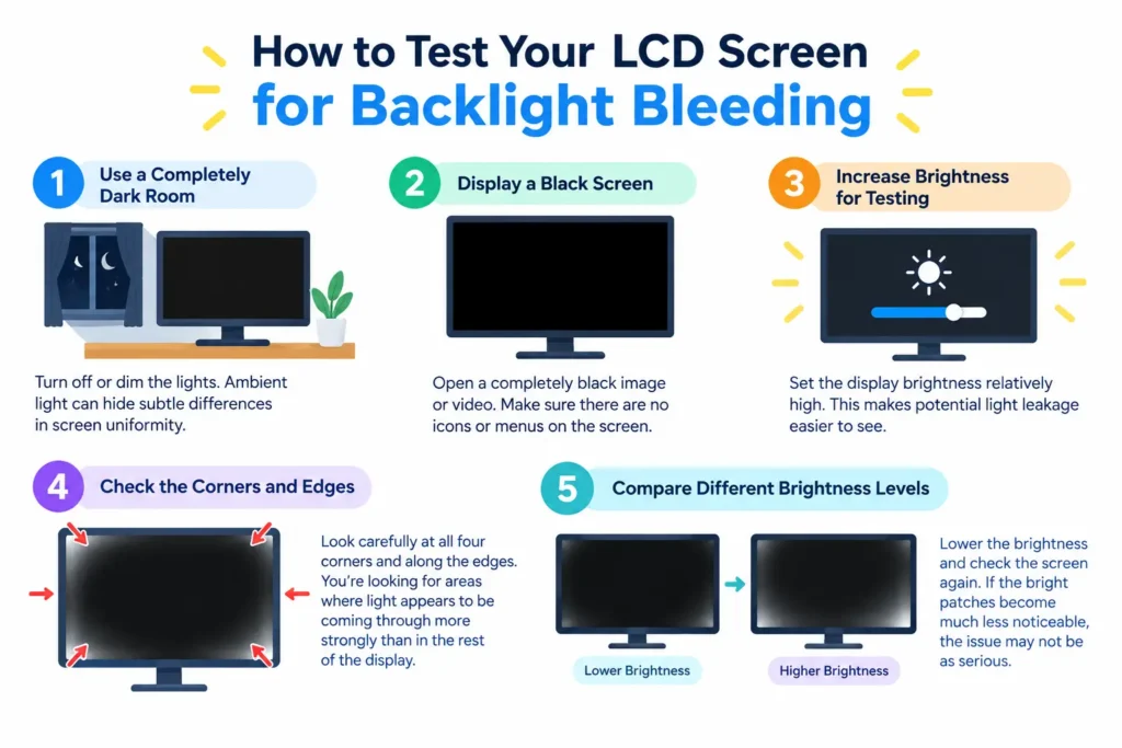 How to Test Your LCD Screen for Backlight Bleeding