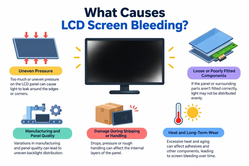 What Causes LCD Screen Bleeding?
