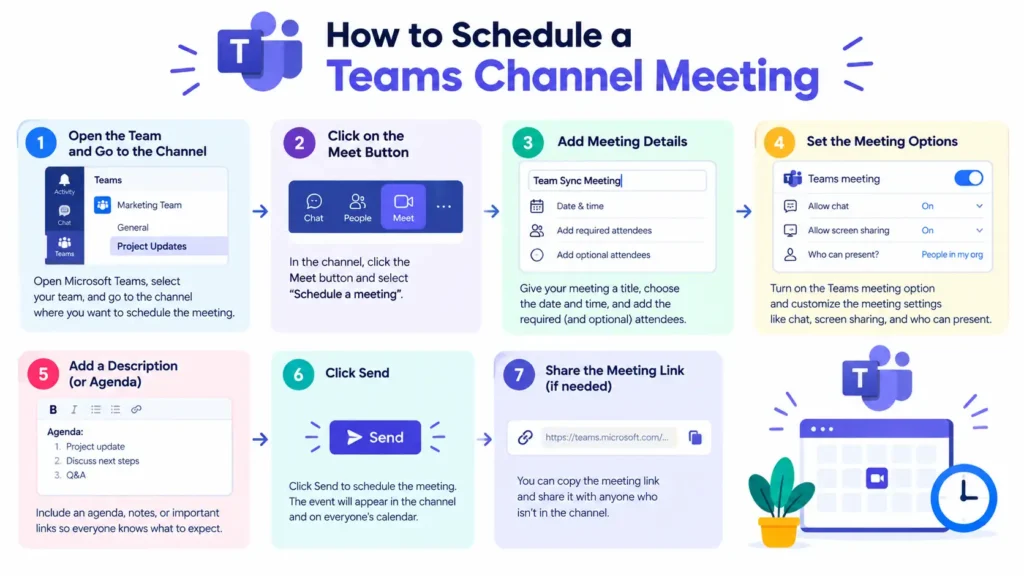 How to Schedule a Teams Channel Meeting