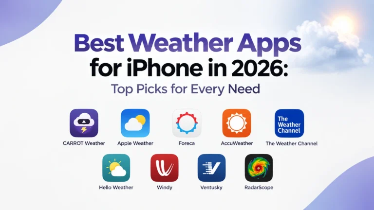 Best Weather Apps for iPhone in 2026: Top Picks for Every Need