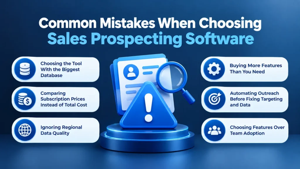 Common Mistakes When Choosing Sales Prospecting Software